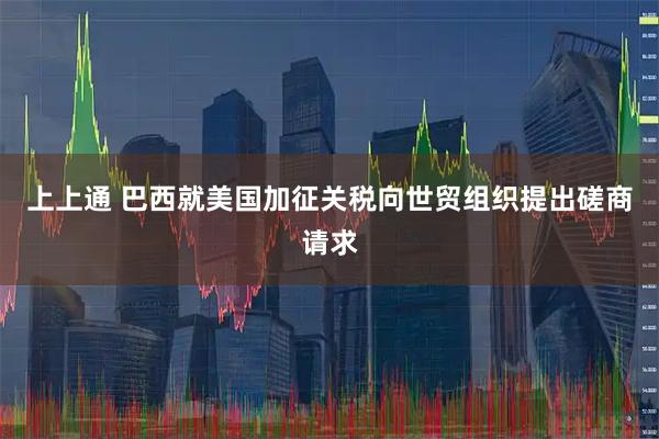 上上通 巴西就美国加征关税向世贸组织提出磋商请求